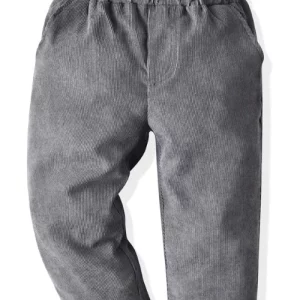 Elastic waist pants for boys